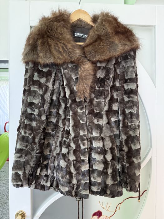 Натуральна норкова шуба