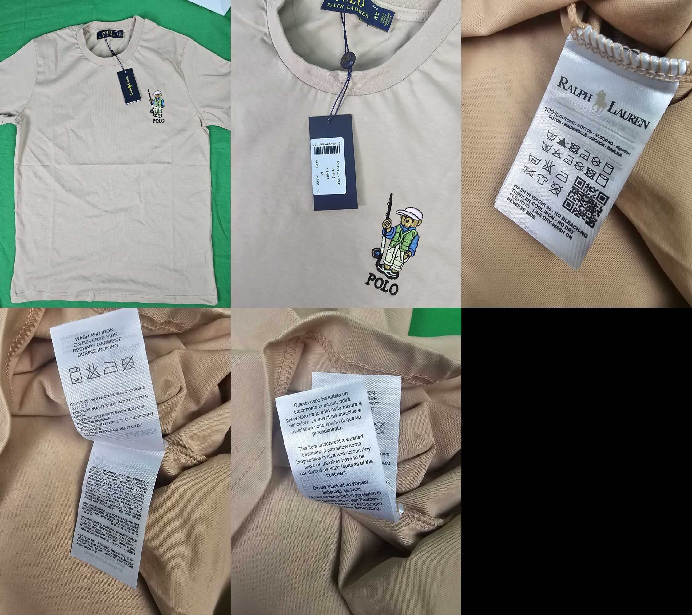 Koszulka męska t-shirt Ralph Lauren polo miś karl lagerfeld