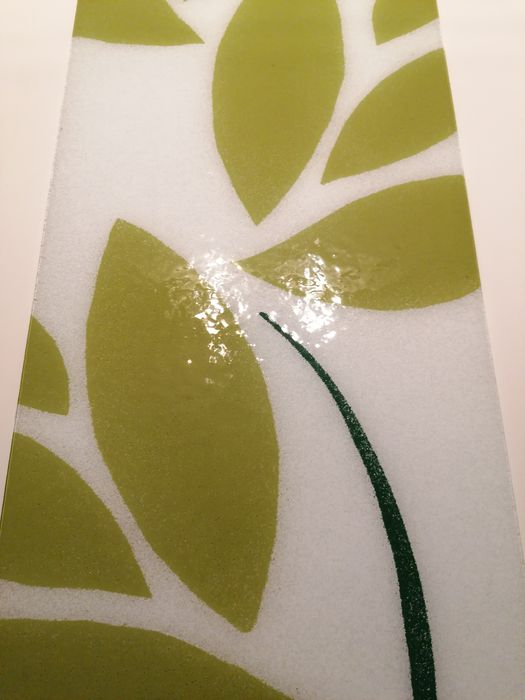 2 Painéis Vintage IKEA GYLLEN – Folhas Verdes + Base de Oferta