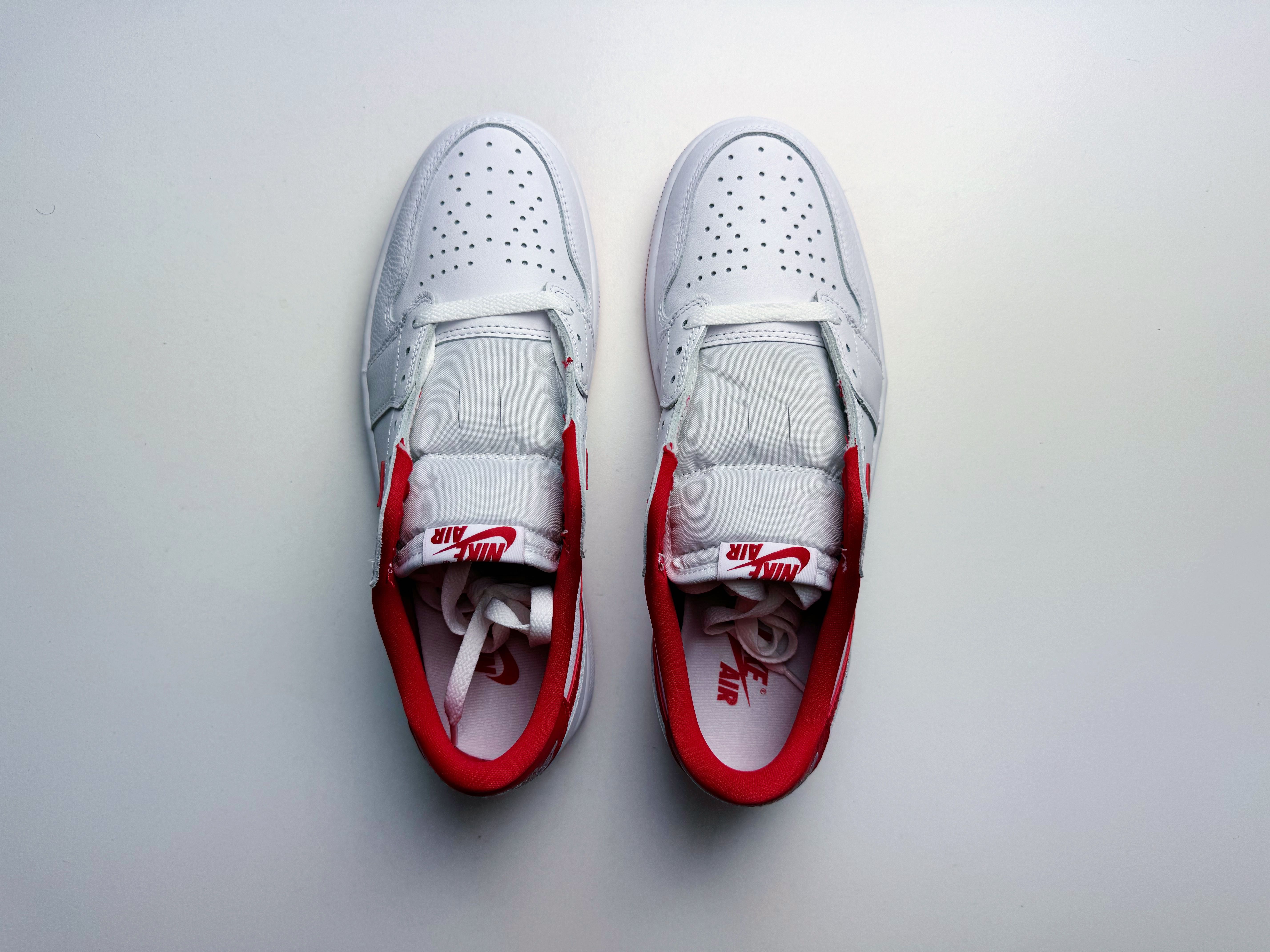 Air Jordan 1 Low OG White / University Red 10.5 44.5 28,5cm high I one