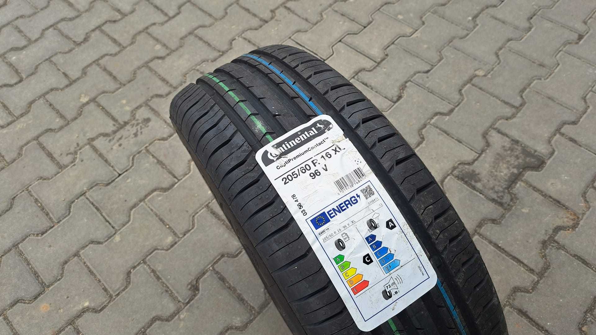 1x Nowa Opona letnia Continental 205/60R16 XL 96V