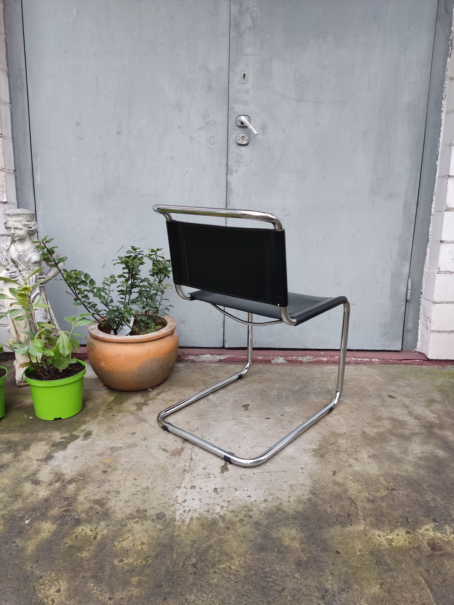 Krzesło Bauhaus model S33 proj. Mart Stam vintage design