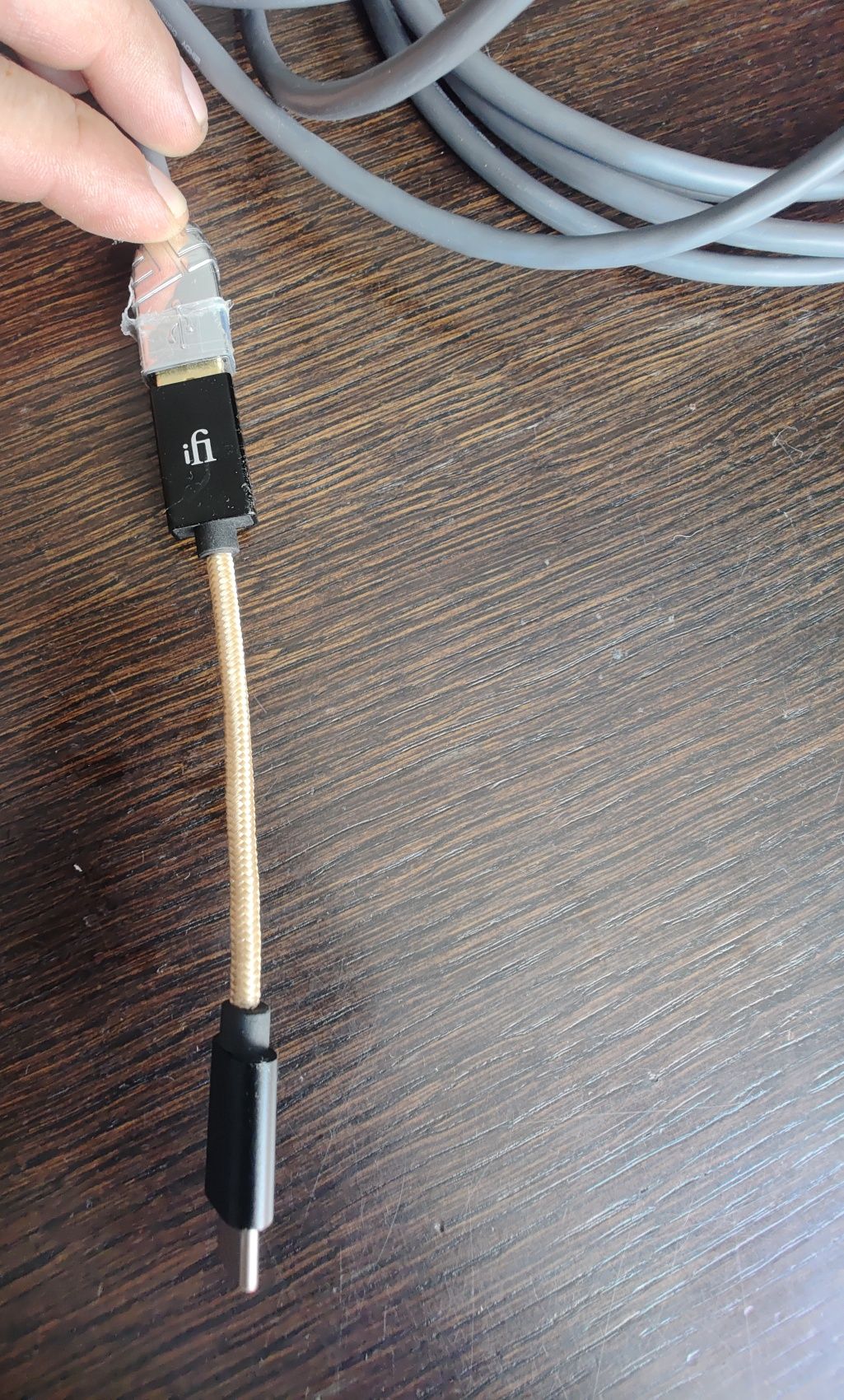 Zestaw IFI USB c oraz kabel USB a na USB do DAC lub telefonu