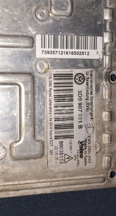 Przetwornica lampy xenon Passat B6 3D0.907391b