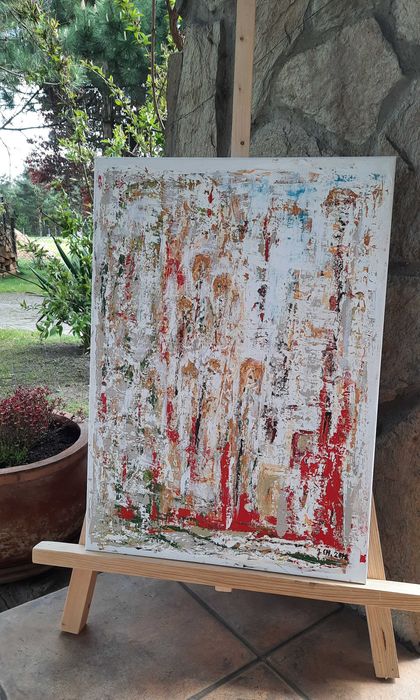 Obraz akrylowy ręcznie malowany 70/50 cm