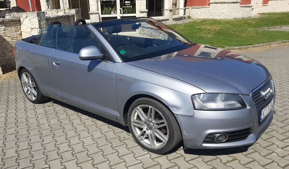 Audi A3 CABRIO. S - Line. Zarejestrowany w PL. ANGLIK. MEGA CENA.