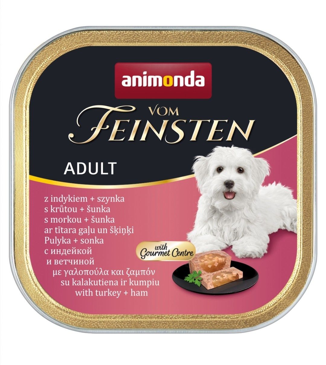 Animonda Vom Feinsten z indykiem + szynka adult 10x150g