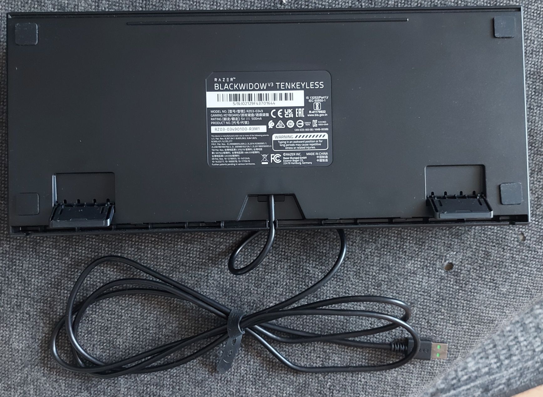 Klawiatura Razer Blackwidow v3 Tenkeyless