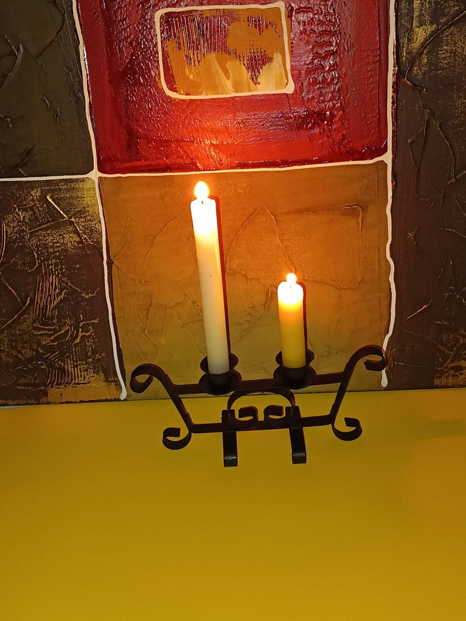 Castiçal 2 velas