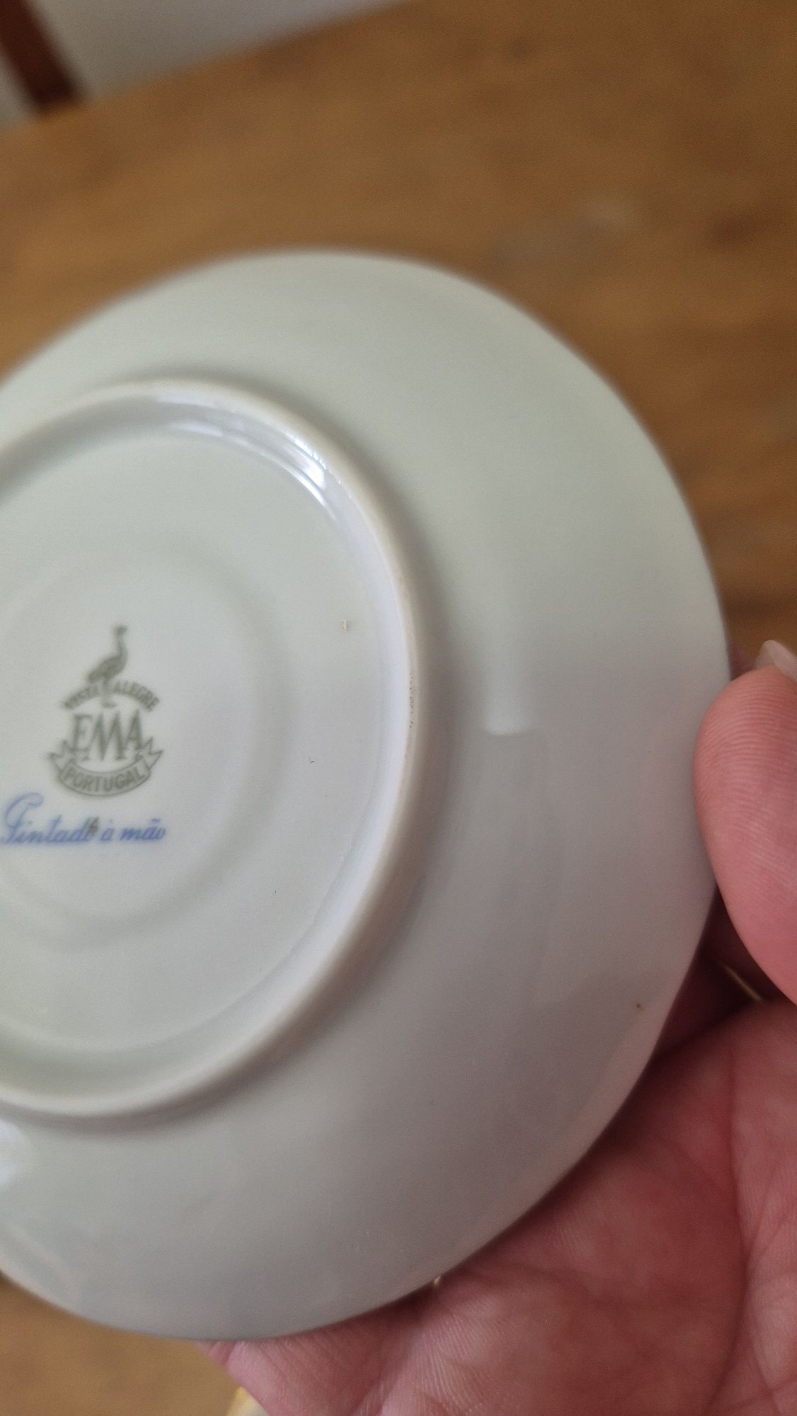 Conjunto de 6 chávenas de café com pires da Vista Alegre