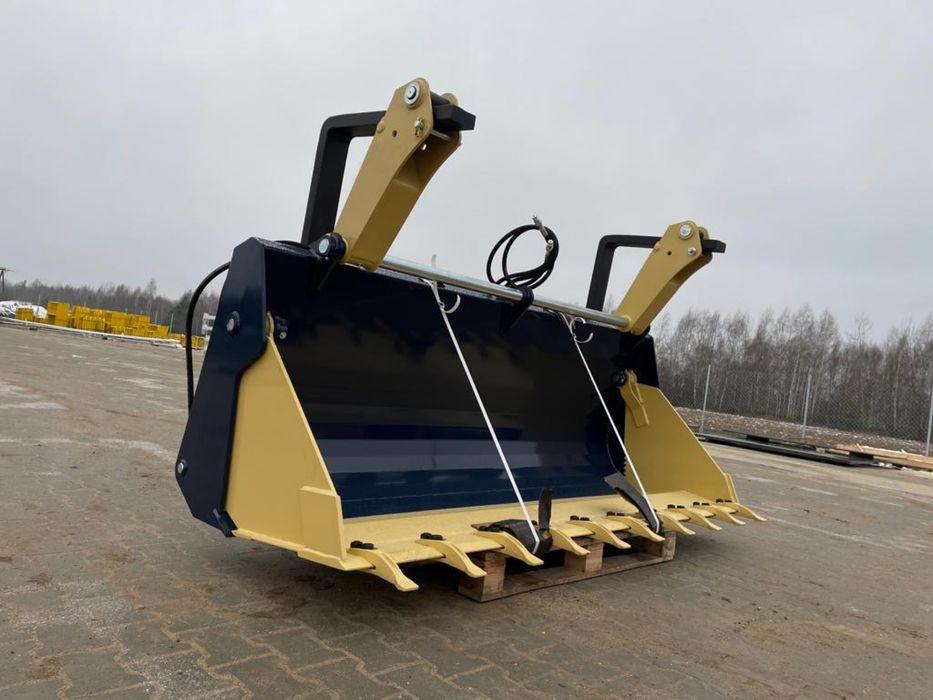 Łyżka budowlana 6 w 1 szufla hydrauliczna widły zęby JCB Manitou CAT