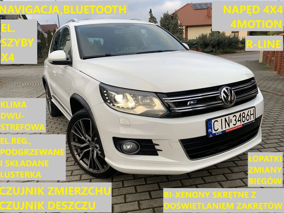 Volkswagen Tiguan Volkswagen Tiguan 2.0 TDI R-Line 4Motion BlueMotion, NAVI, ALU19'