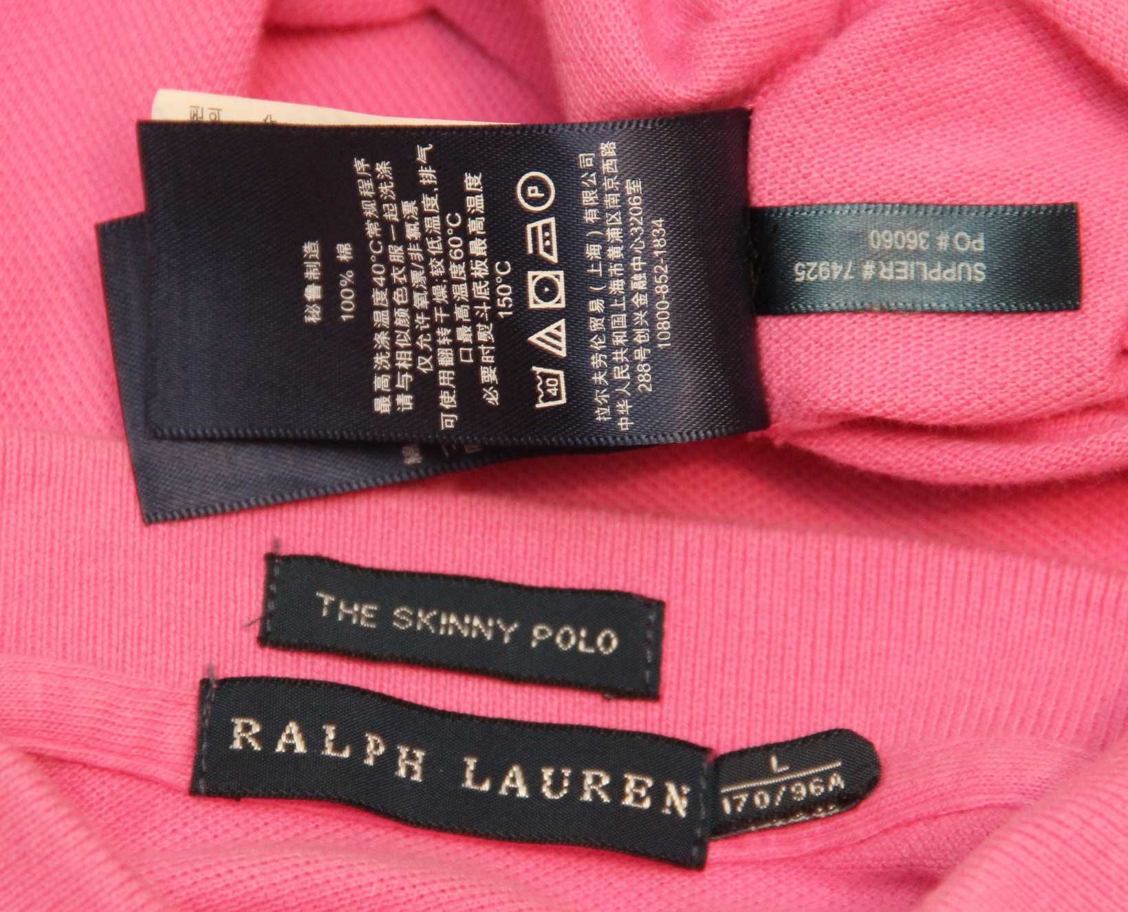 Polo Ralph Lauren рр L Skinny Polo поло из хлопка свежие коллекции