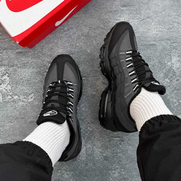 !SALE! Nike Air Max 95 Black/Grey 40 41 42 43 44 45 46 найк аир макс