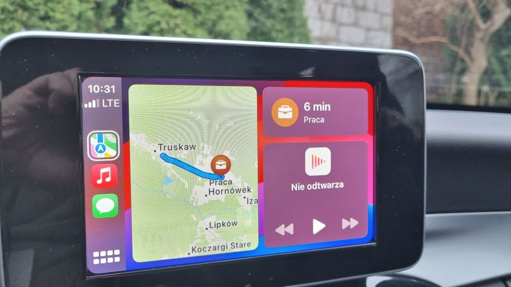 Aktywacja CarPlay Android Auto AMG MENU Mercedes Zdalnie