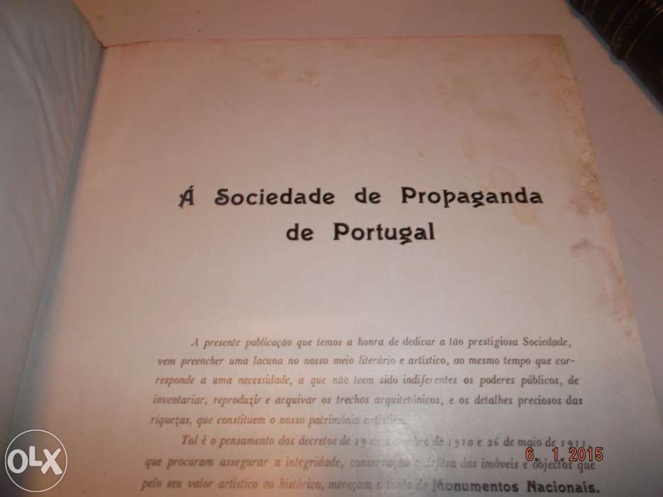 Livros Antigos-Portugal Monumental