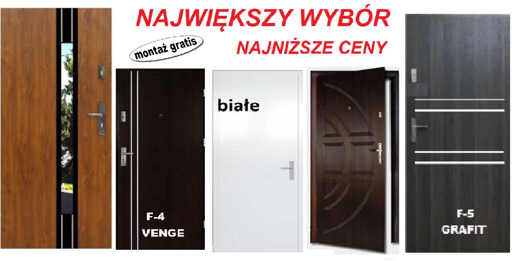 Drzwi wejściowe ZEWNĘTRZNE- z montażem do mieszkania w bloku-domu