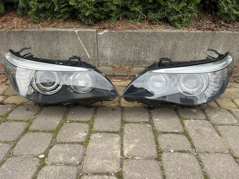 Lampy przod przednie bmw e60 e61 lift LCI dynamic xenon skretny Europa