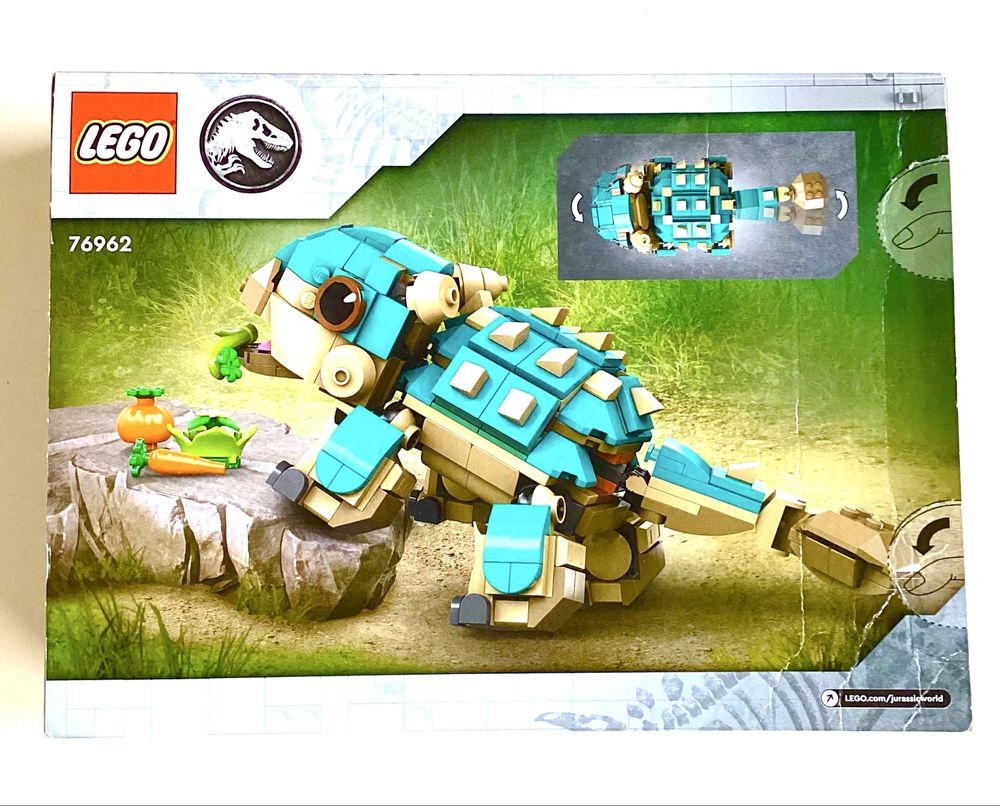 LEGO® 76962 Pudełko po zestawie Jurassic World Mały ankylozaur Bumpy