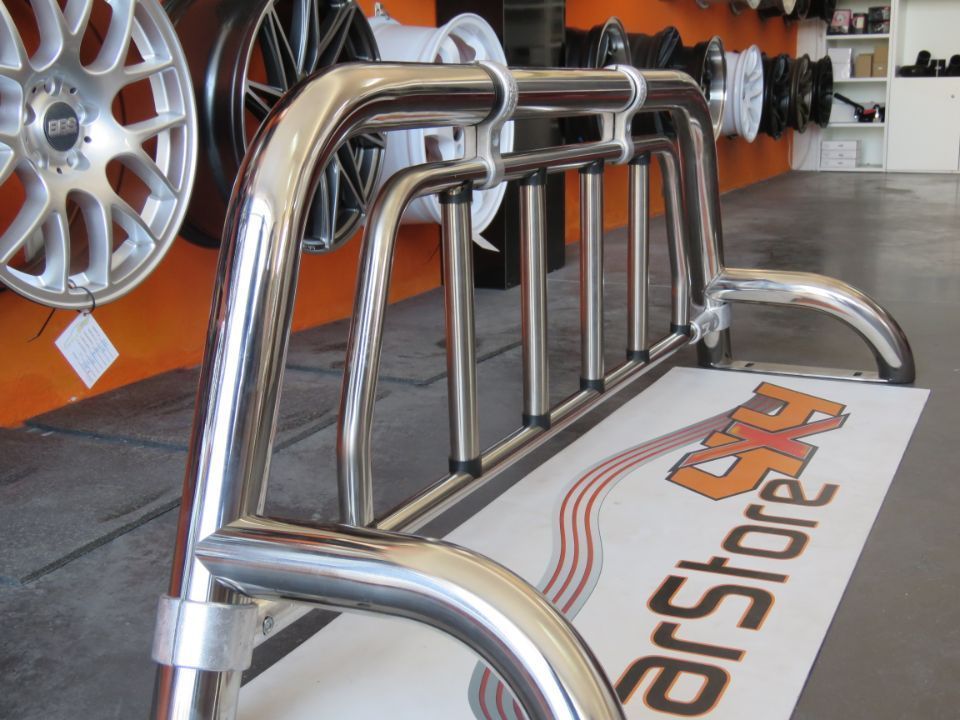 Rollbar Inox  C Proteção Vidro para Pick Up