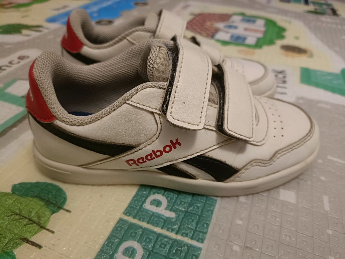 Białe adidasy Reebok rozm 27,5 dla chłopca na rzepy