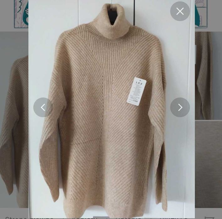 Golf, sweter zimowy L