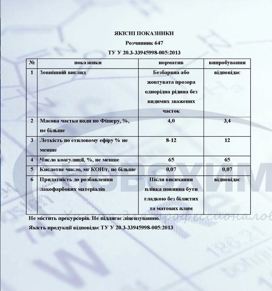 Изопропиловый спирт 99,7%, Растворитель 647