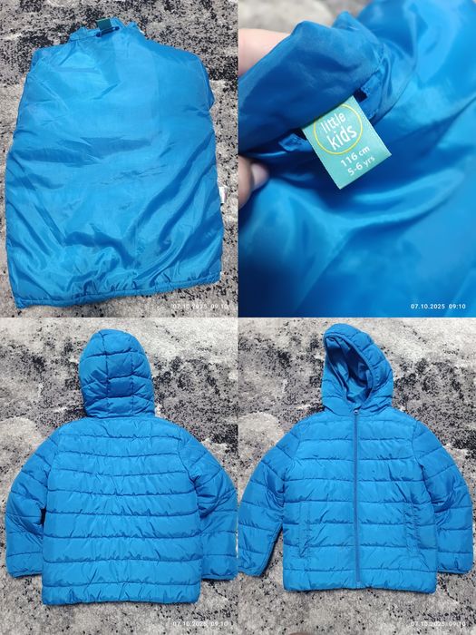Теплі куртки Zara 116см для двійнят