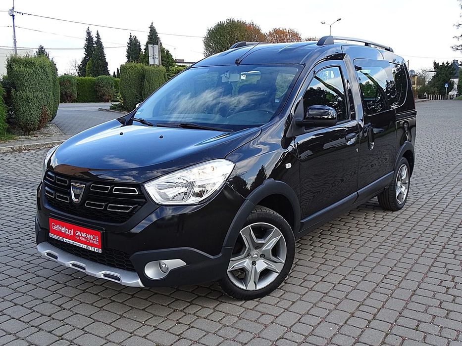 Dacia Dokker STEPWAY Kamera cofa. Navi Klima Bluetooth Podgrzewane fotele Gwarancja