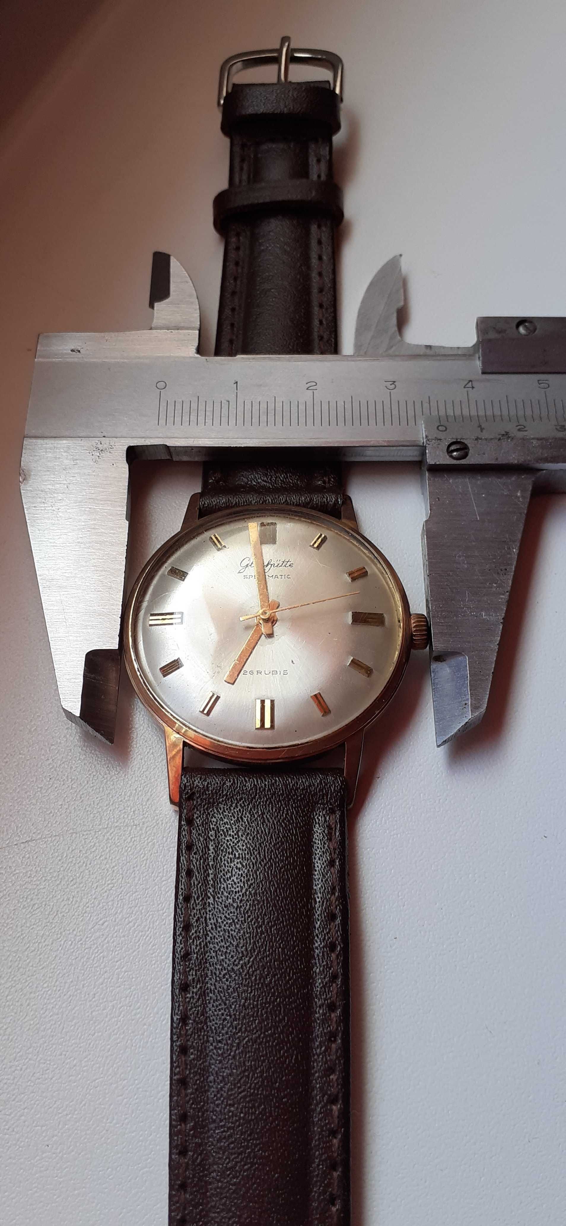 Zegarek GLASHUTTE 26 RUBIS Automatic złoty-au 20.
