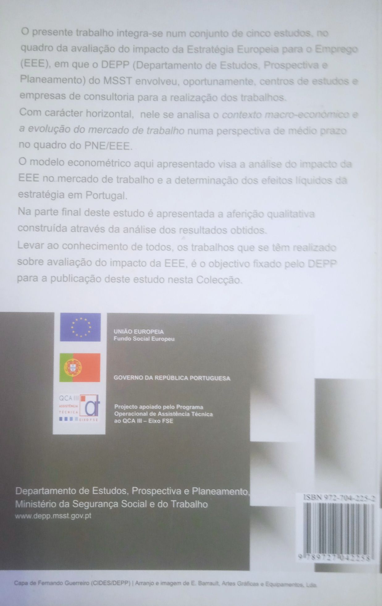 Avaliação do impacto da Estratégia Europeia para o Emprego em Portugal