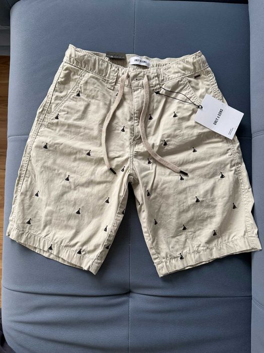 Nowe szorty Only & Sons rozmiar S 100% bawełna