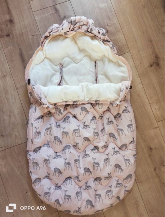 Футмуф для дівчинки в люльку або прогулянку