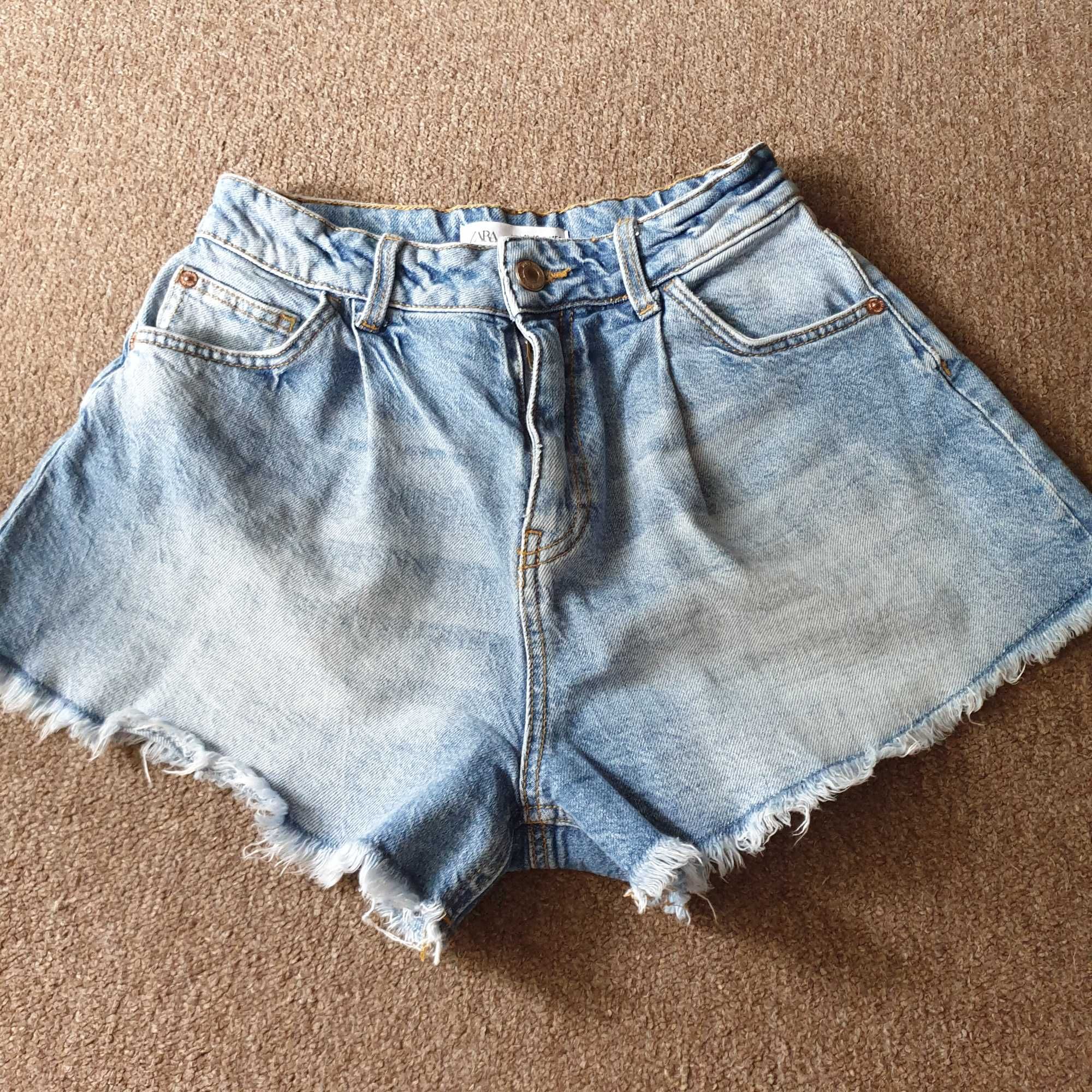 Джинсовые шорты, пиджак Zara