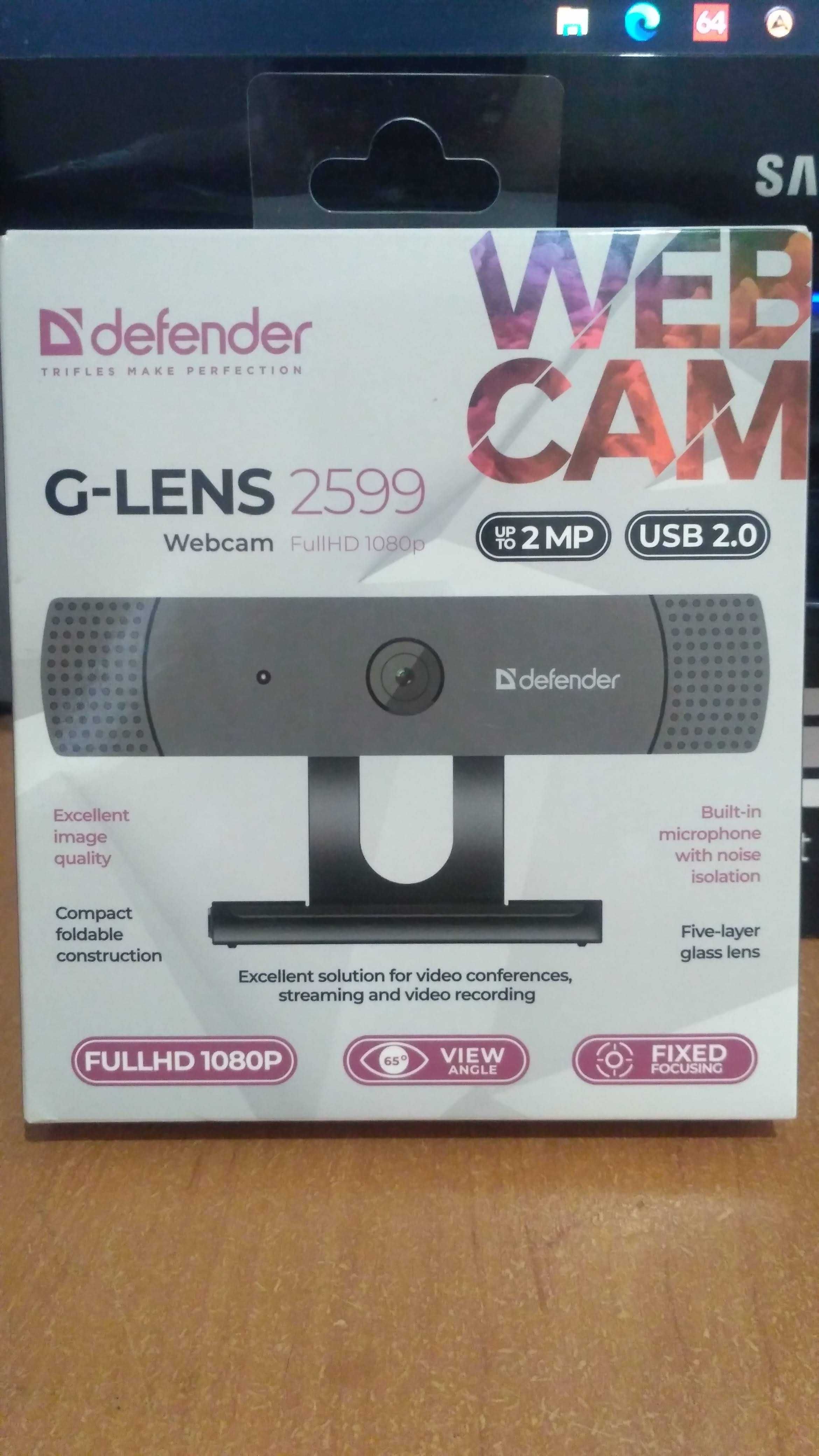 Продам. Веб камера - Defender G-lens 2599 Full HD 1080p