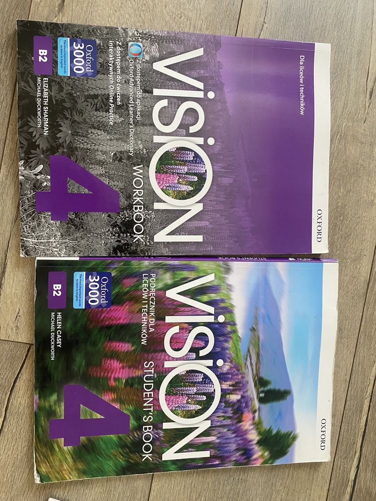 Vision Book 4 i Workbook Komplet podręcznik plus ćwiczenia