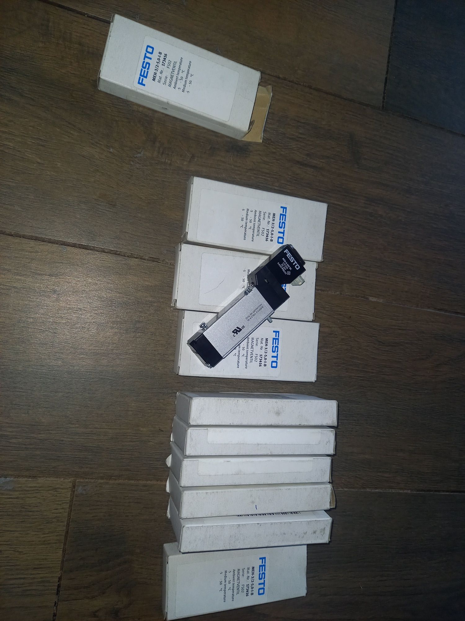 Zawór elektrozawór FESTO MEH-3/2-5,0-1-B NOWY