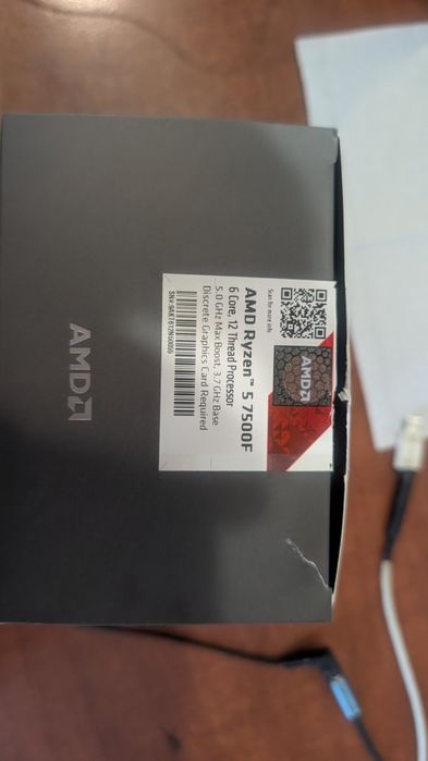 AMD Ryzen CPU am5 7500F Box