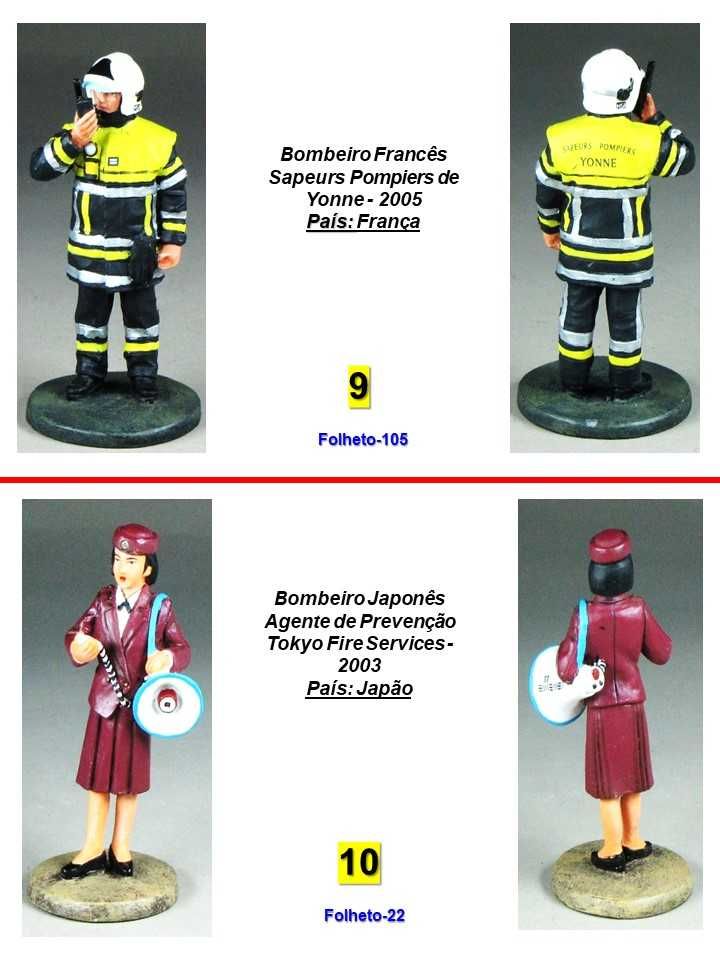 Bombeiros/46 - figuras de chumbo "1" pintados á mão