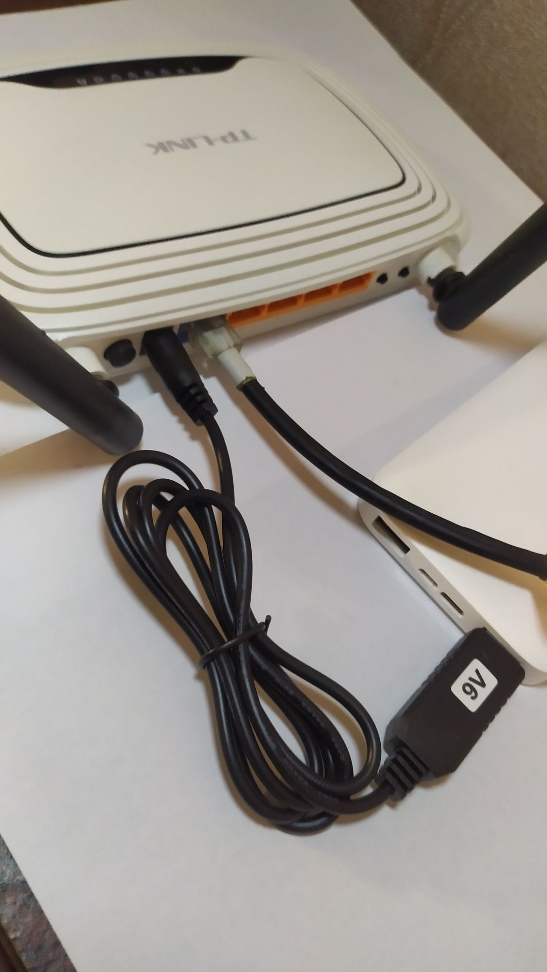 Кабель USB DC 9v 5.5x2.1 для роутера модему від Powerbank