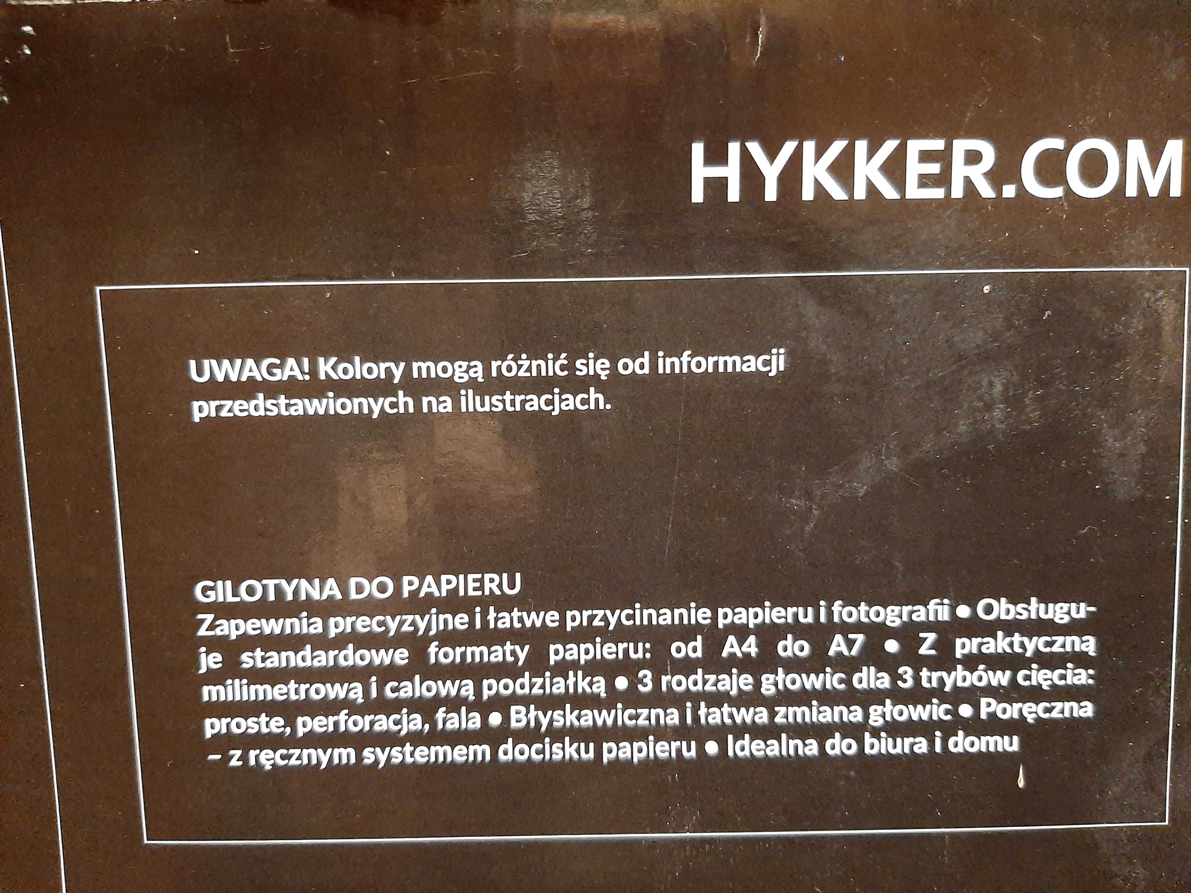Gilotyna norzyce ploter biura biurowa do cięcia papieru Hykker A4 - A7