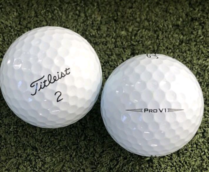 Bolas de golfe como novas