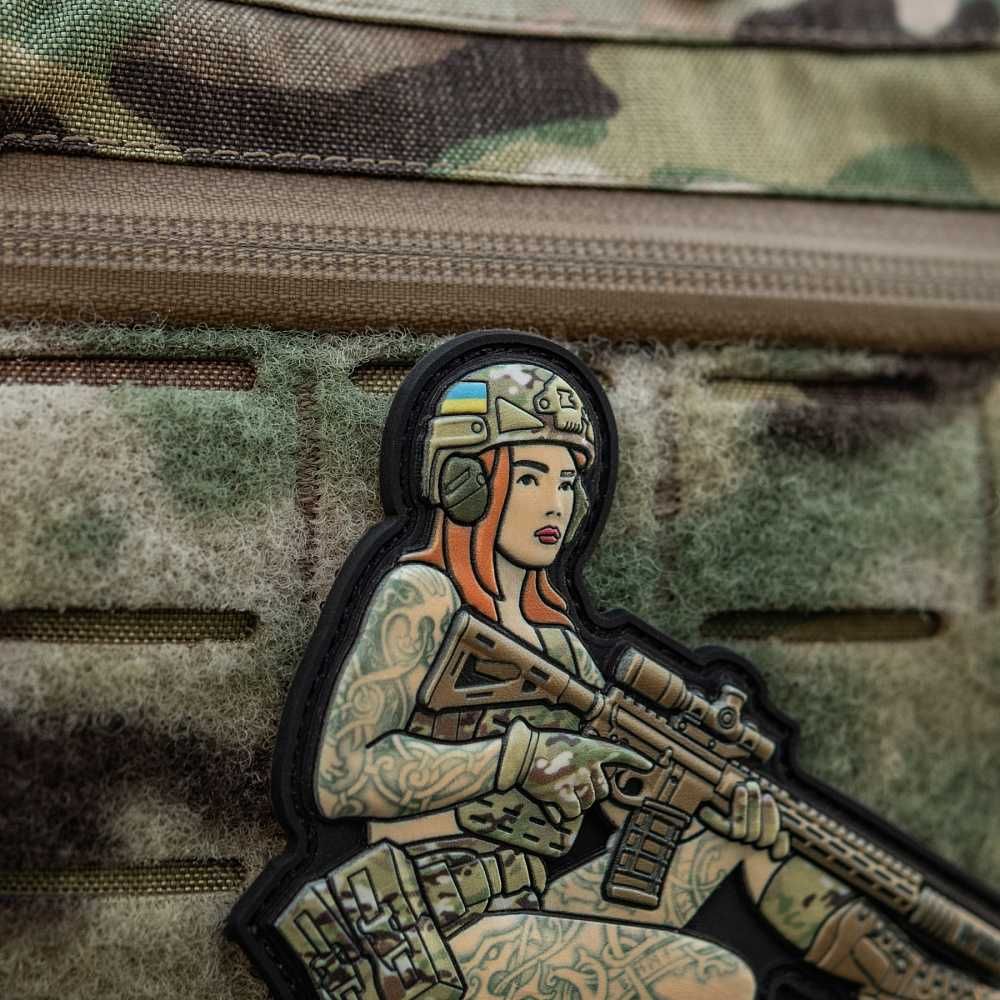 M-Tac нашивка Tactical girl №2 Skandinavik PVC MC