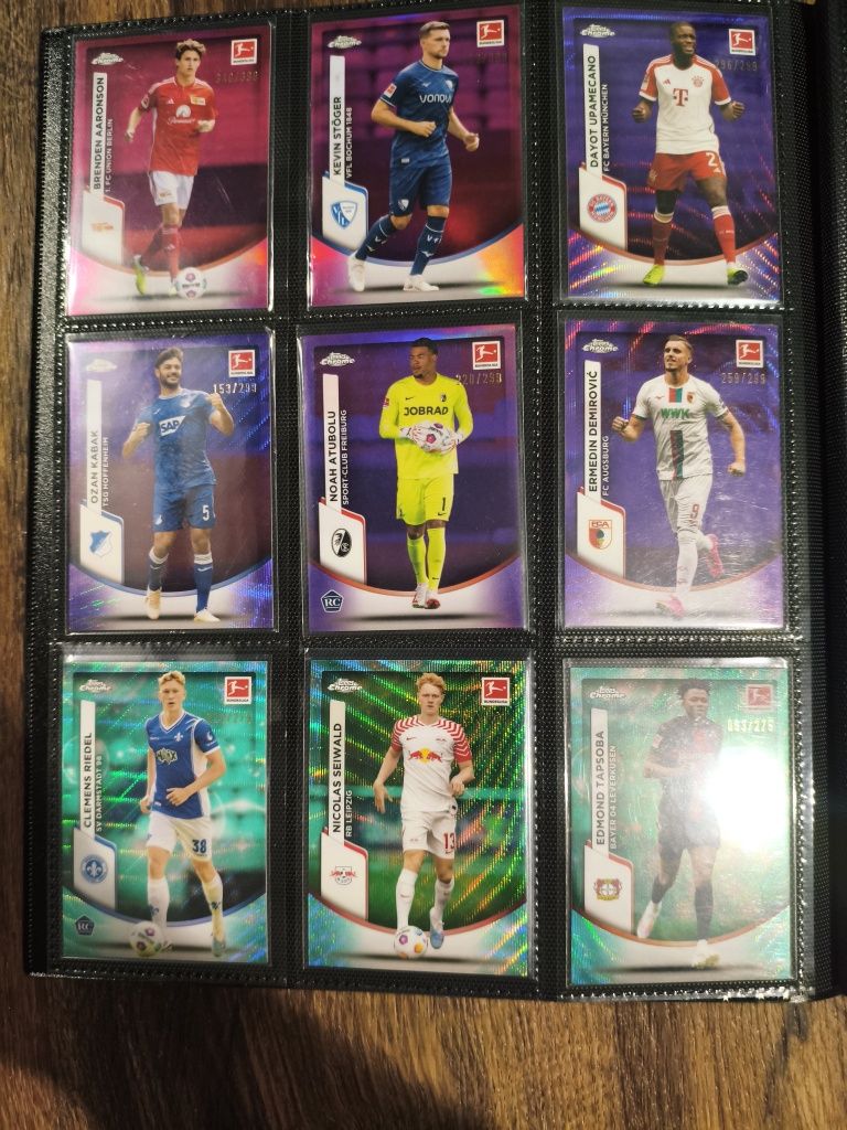 Karty numerowane Topps i Panini - DUŻY WYBÓR!