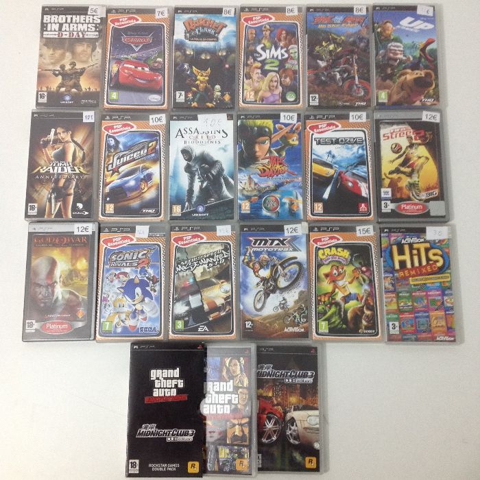 Jogos para PSP (Vendo jogos em separado) - Em bom estado