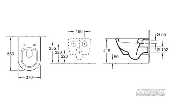 Унітаз підвісний Villeroy&Boch Subway 2.0