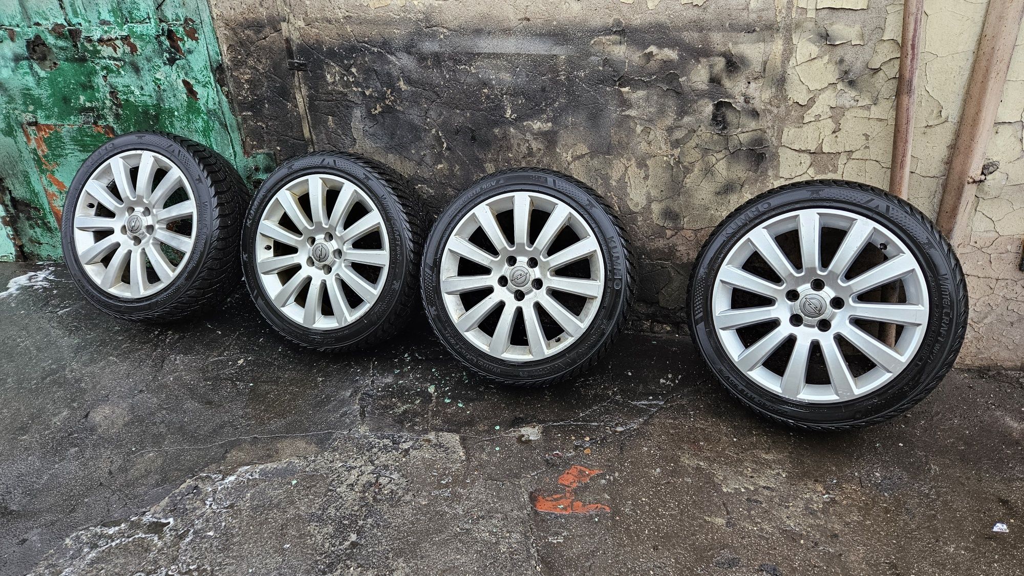 Alufelgi speedline 5x110 225/45/18 opony zima opel vectra c signum