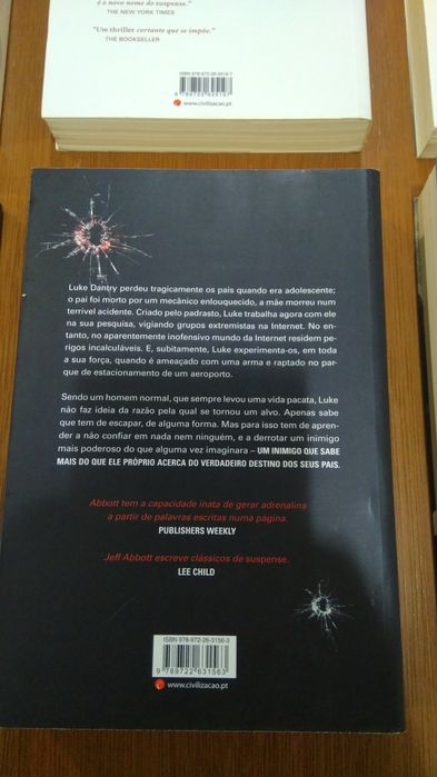 Jeff Abbott - vários livros