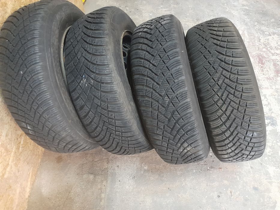Koła zimowe 15 5x98 opony hankook