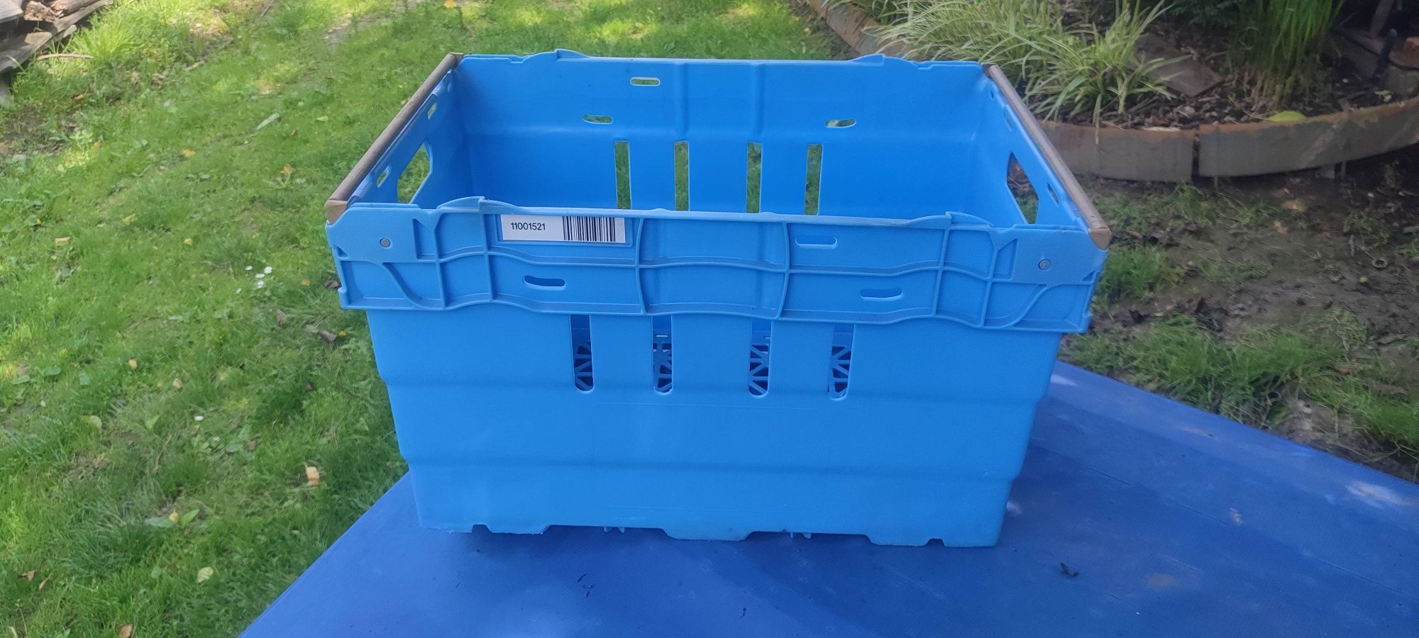 Plastikowa Skrzynia z Uchwytami,skrzynka , paczka, pojemnik,